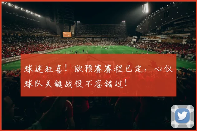 球迷狂喜！欧预赛赛程已定，心仪球队关键战役不容错过！
