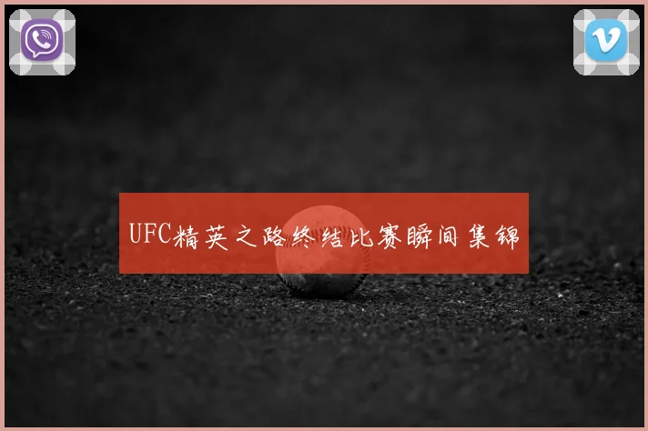 UFC精英之路终结比赛瞬间集锦